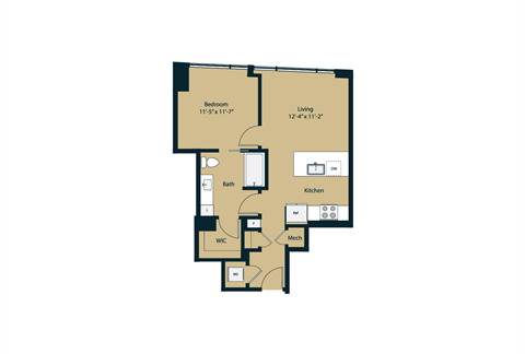 1620 Sansom Street Studio-3 Beds Apartment for Rent - Photo Gallery 14